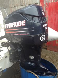 Evinrude Ficht 115hp Longshaft Electric Start PTT (click for enlarged image)